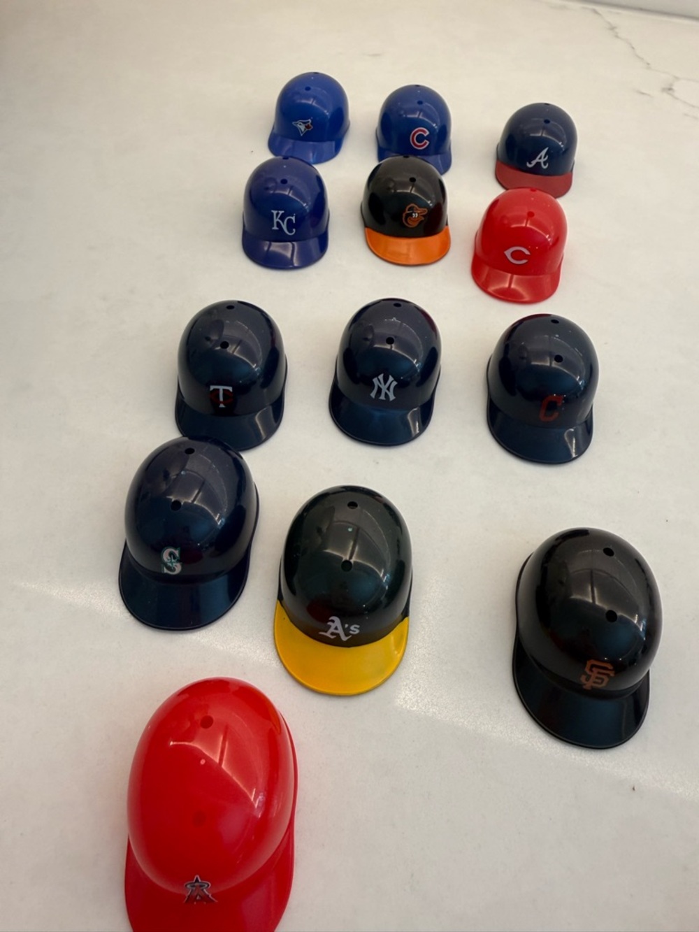 MLB Mini Baseball Helmets Play Scale bundle